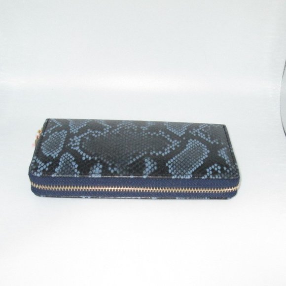 Wallet Navy Python Print - Picture 3 of 5